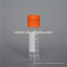 Tube Cryo en plastique de 1,8 ml